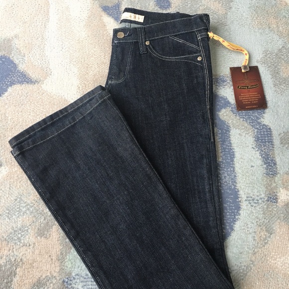 Flying Monkey Jeans Flared Nwt Flying Monkey Dark Wash Denim Jeans